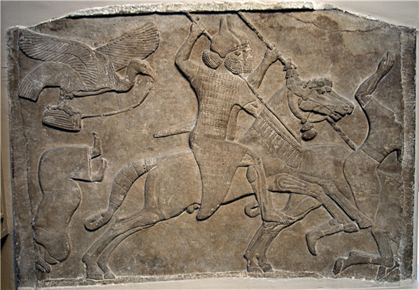 亚述浮雕，大英博物馆藏